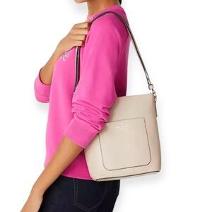Kate Spade ELSIE Pebbled Leather Bucket Bag